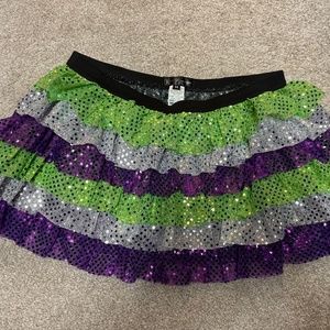 Sparkle Athletic - "I'm Dopey" Sparkle Ruffle Running Skirt